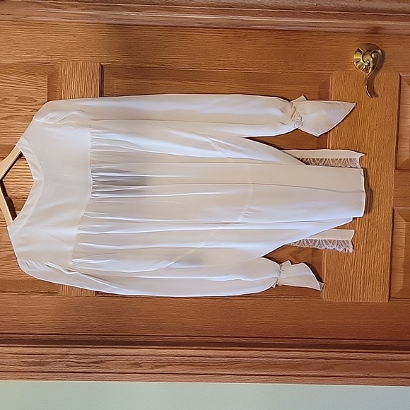 Kooples NWT SILK LACE TOP SZ1 Small - Picture 4 of 6